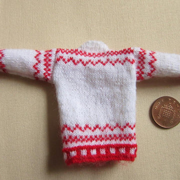 1:12th scale Nordic reindeer sweater