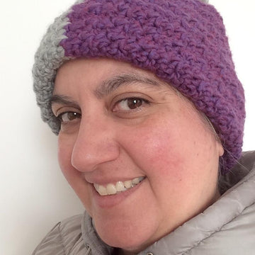 Color Block Slouchy Hat
