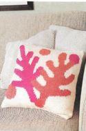 Coral Shapes Cushion Cover