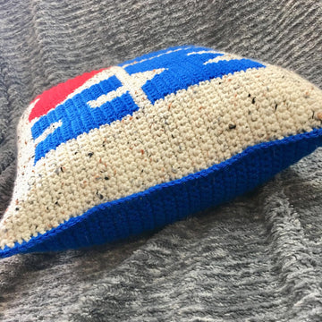 HOME Crochet Pillow