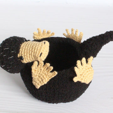 Niffler crochet Jewelry basket  fantastic beasts