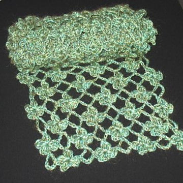 Green Blossom Dogwood Flower Scarf