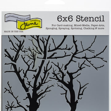 The Crafter's Workshop Crafter's Workshop Template 6"X6" - Branches Reversed
