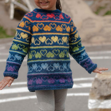 Rainbow Heart Sweater