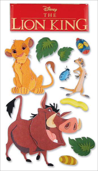 Jolees Disney Dimensional Stickers - The Lion King