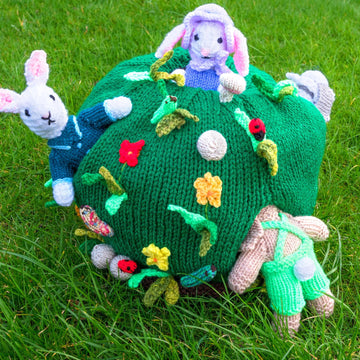Rabbit Burrow with fox and rucksack