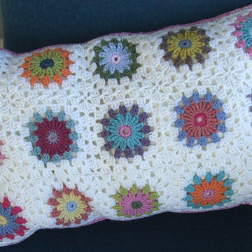 Flower Granny Pillow Cover