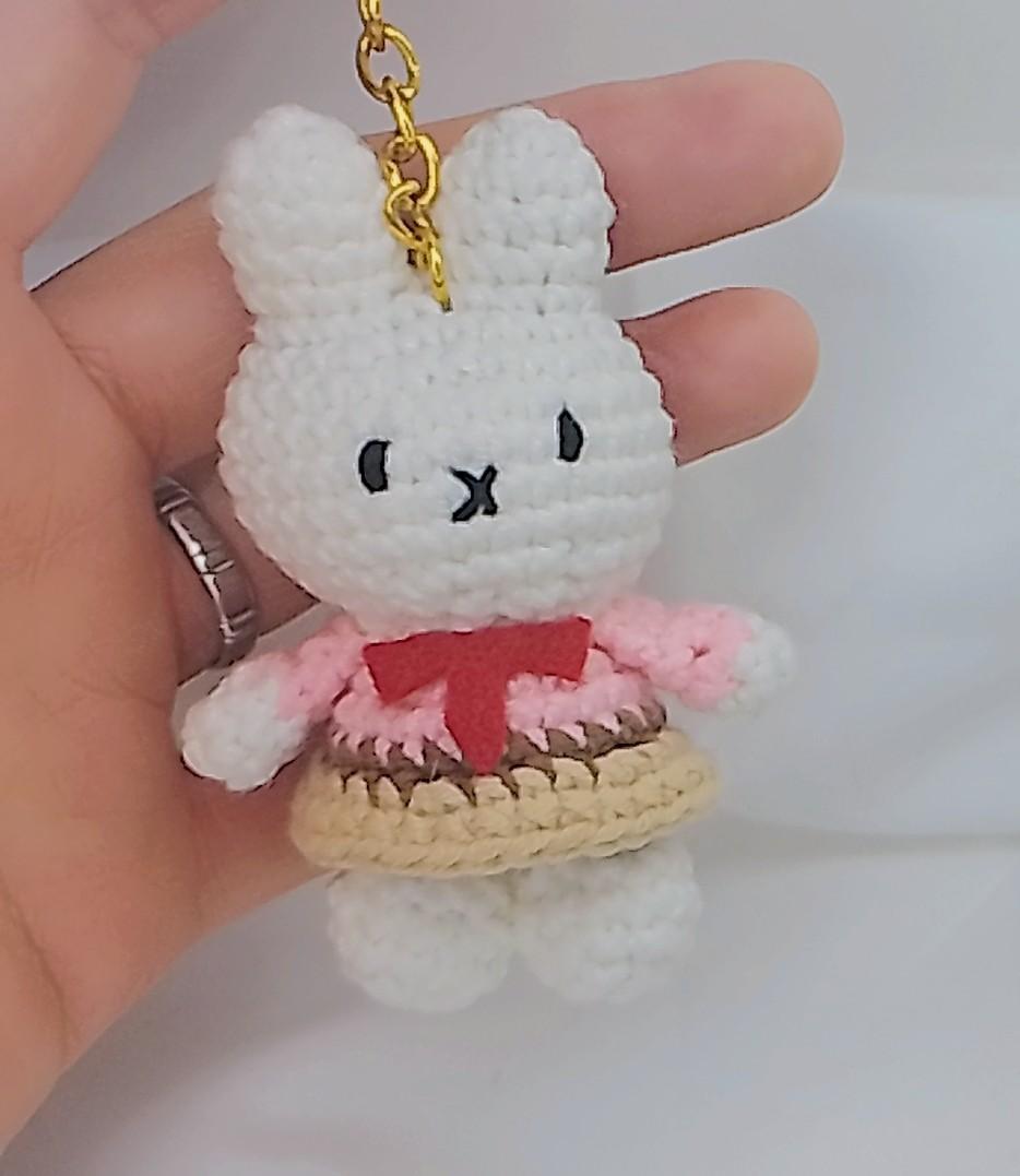 Mini Miffy Bunny Keychain Pattern| Amigurumi Bunny| Beginner Friendly| Cute Keychain Toy PDF