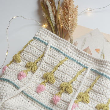 Crochet Bag PATTERN: Tulip Summer Bucket Bag
