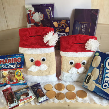 Santa Gift Bags for Christmas selection packs chocolates treats
