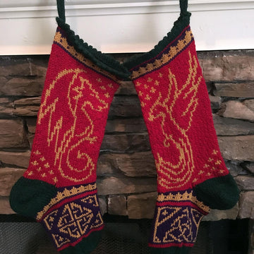 Christmas Phoenix Stocking
