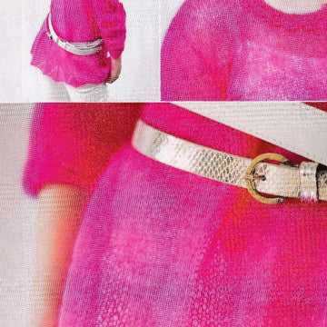 Lace Edge Mohair Tunic