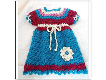 Tyra Crochet Baby and Girl's Dress