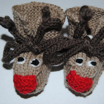 Festive Baby Booties