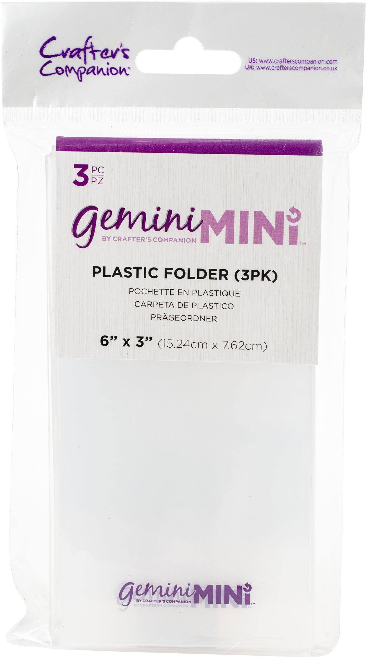 Gemini Mini Accessories - Plastic Folder - 3 pack