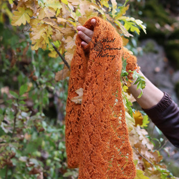 Lace Leaves Scarf