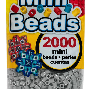 Perler Mini Perler Beads 2000/Pkg - Gray
