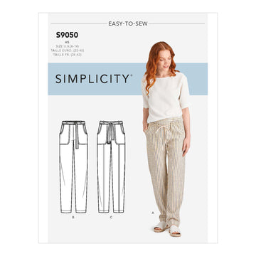 Simplicity Misses' Pull On Pants With Pockets S9050 - Sewing Pattern
