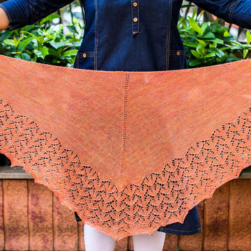 Living Coral Shawl