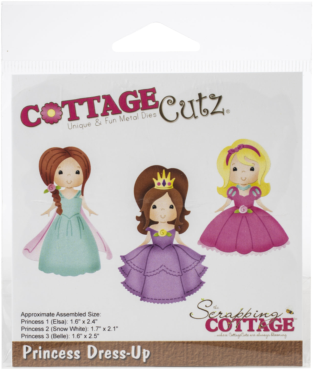 CottageCutz Dies - Princess Dress-Up 1.6" To 2.5"