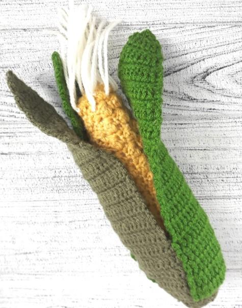 Crochet Corn on the Cob Pattern: Montessori Baby Toy (PDF Pattern)