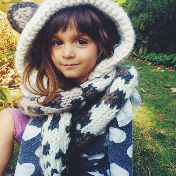 Langley the Leopard Hooded Scarf