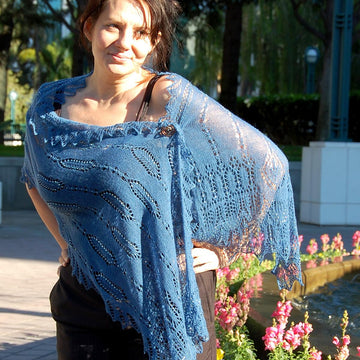 The Witches of Lake Enara rectangular shawl
