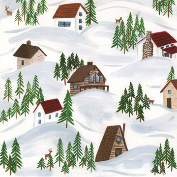 Echo Park Paper Warm & Cozy Double-Sided Cardstock 12"X12" 25/Pkg - Border Strips
