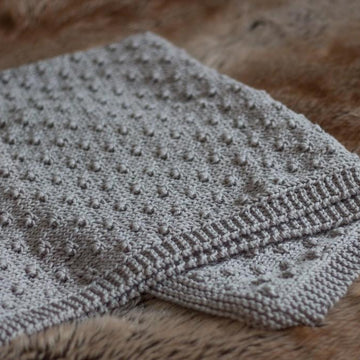 Knot Stitch Baby Blanket