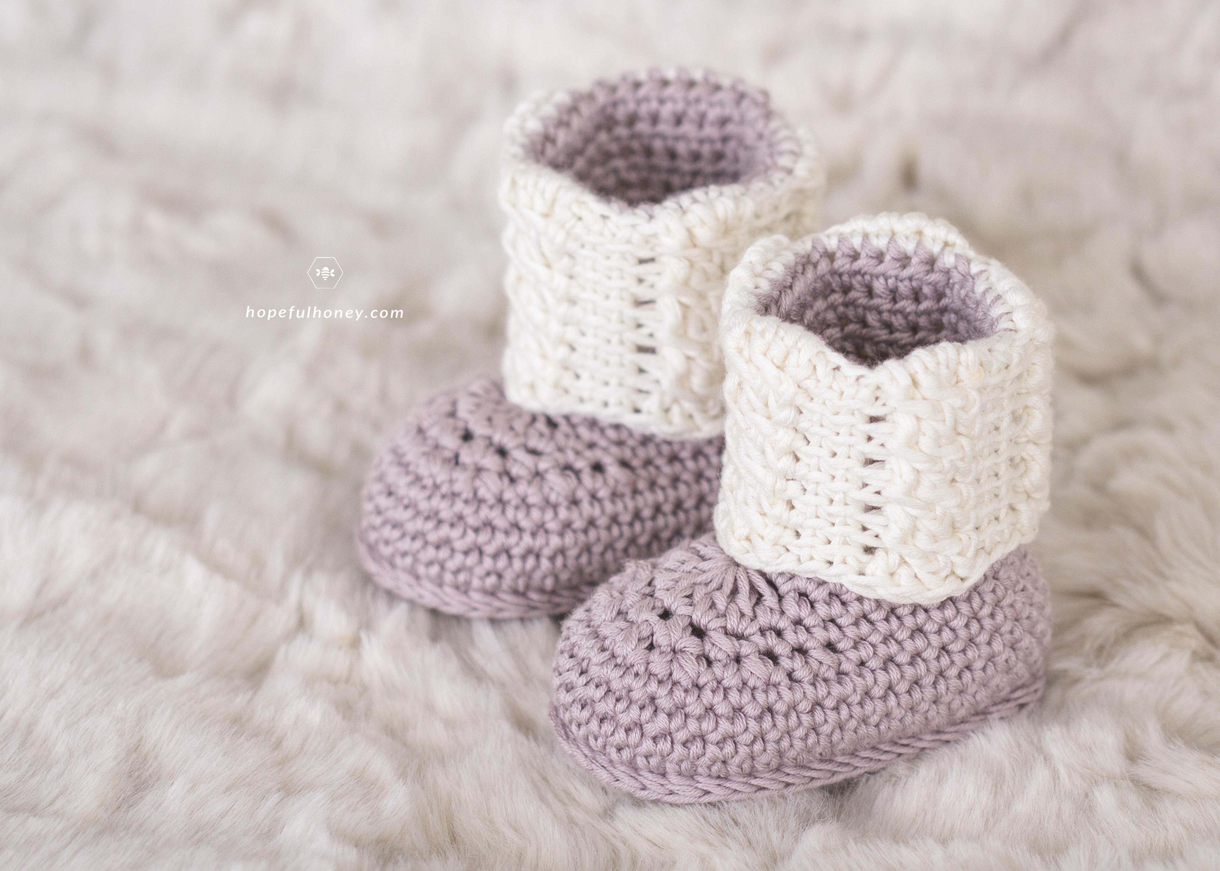 Apricity Cable Baby Booties