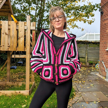 Solid Hexi Cardi