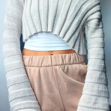 Cozy cropped sweater