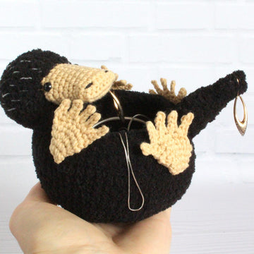 Niffler crochet Jewelry basket  fantastic beasts