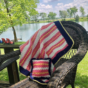 Taffy Stripes Crib Set