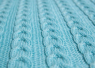 Cable Knit Baby Blanket