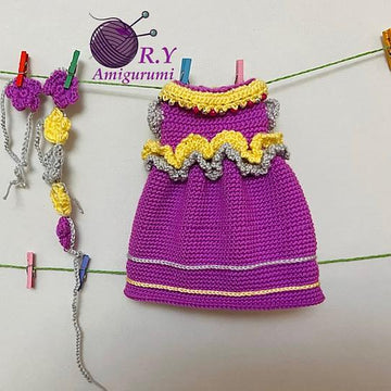 Amigurumi Lala bridesmaid dresses