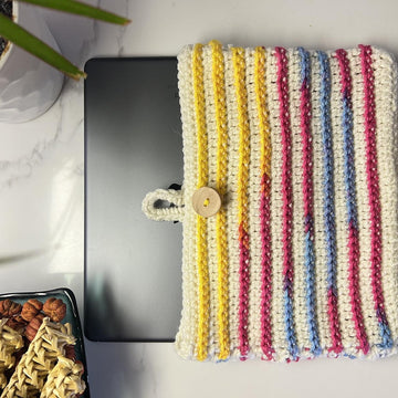 Candy Pop Crochet Ipad Sleeve