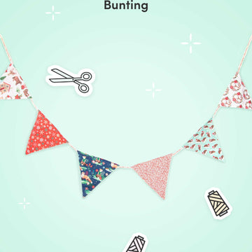 LoveCrafts Bunting Pattern -  Downloadable PDF