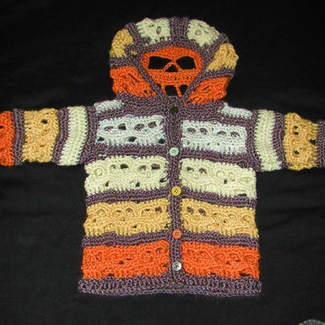 18 Mo , 2T to 4T Bone Head Hoodie