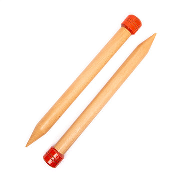 KnitPro Jumbo Beech Single Pointed Needle 25cm (10in)
