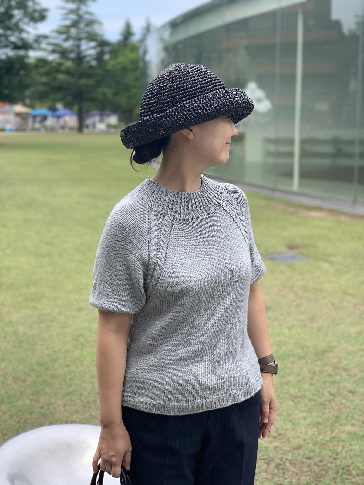 Silver sweater