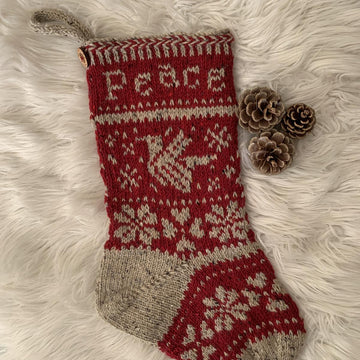 Christmas Peace Stocking