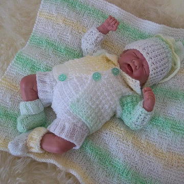 Pattern #48 Early Baby Layette for 14-16" Reborn Dolls