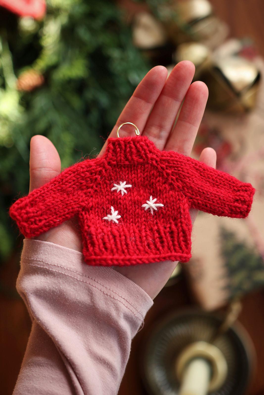 The Mini Sweater Ornament