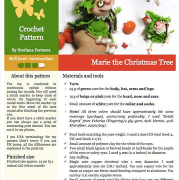 064 Doll Marie Christmas tree
