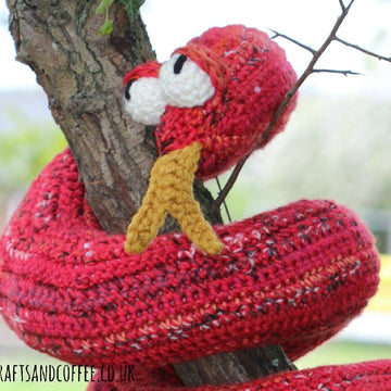 Big Spiral Snake, Little Spiral Snake Crochet Pattern