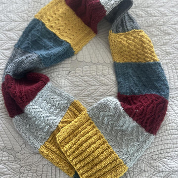 Autumn Cable Scarf