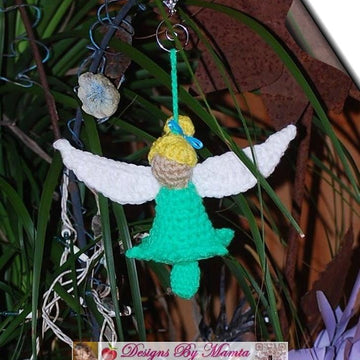 Crochet Tink Fairy Doll Crib Fairy Mobile Baby Soft Toy