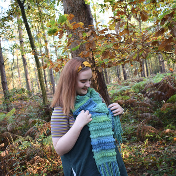The Bobble Stripe Scarf