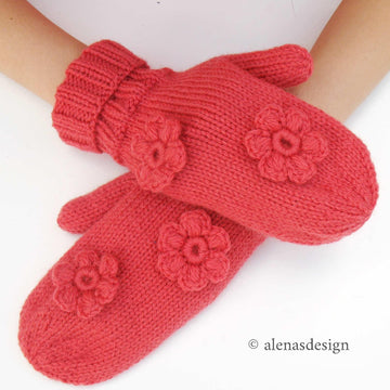 Flower Mittens